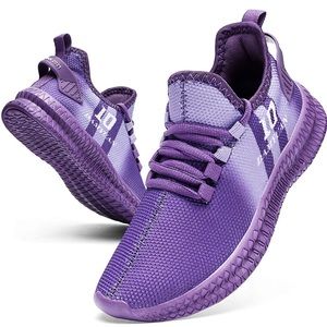 Womens Running Shoes Tennis Sneakers Purple